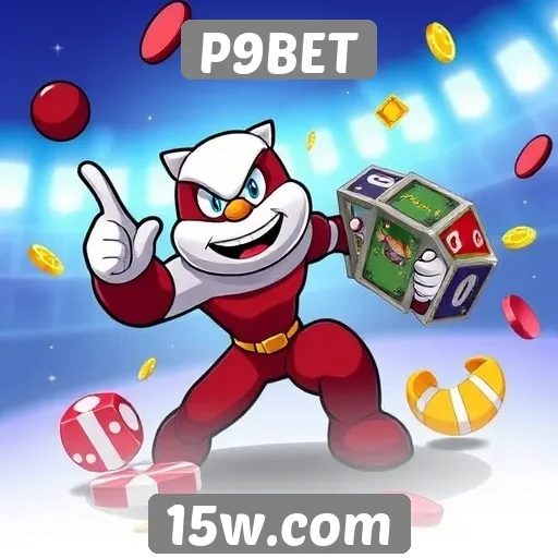 Diversidade de jogos disponíveis no site P9BET