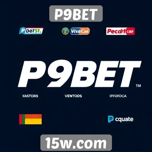 Comparativo de métodos de pagamento no P9BET